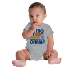 Retro 77 Champ Gamer Dragons Romper Bodysuit-Direct To Garment Print-Brisco Baby