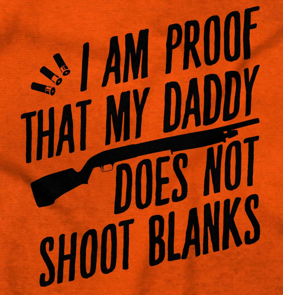 Proof Daddy Shoots Romper Bodysuit-Direct To Garment Print-Brisco Baby