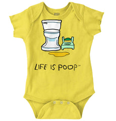 Potty Train Romper Bodysuit-Direct To Garment Print-Brisco Baby
