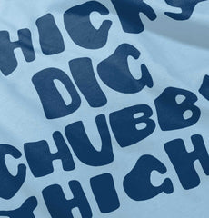 Chubby Thighs Infant Baby Bib-Direct To Garment Print-Brisco Baby