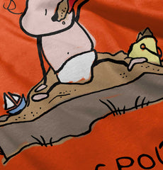 Eating Sand Infant Toddler T Shirt-Direct To Garment Print-Brisco Baby