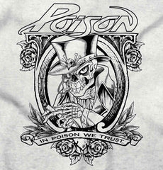 In Poison We Trust Infant Baby Bib-Direct To Garment Print-Brisco Baby