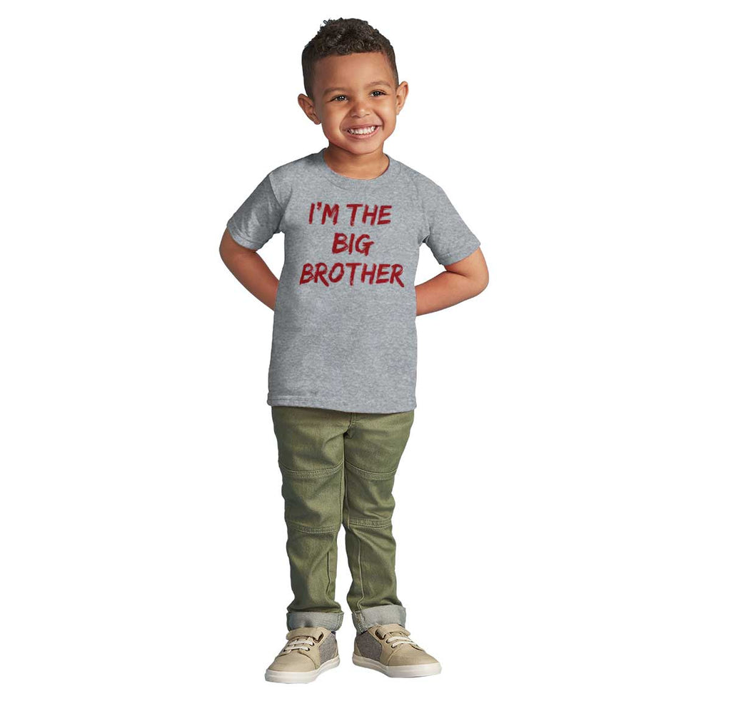 I'm The Big Brother Infant Toddler T Shirt-Direct To Garment Print-Brisco Baby