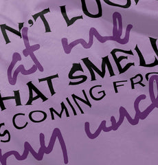 That Smell Baby Ruffled Trim Romper-Direct To Garment Print-Brisco Baby