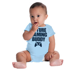 Future Gaming Buddy Romper Bodysuit-Direct To Garment Print-Brisco Baby
