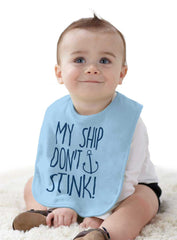 Ship Don't Stink Infant Baby Bib-Direct To Garment Print-Brisco Baby