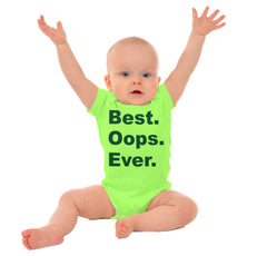 Best Oops Ever Romper Bodysuit-Direct To Garment Print-Brisco Baby