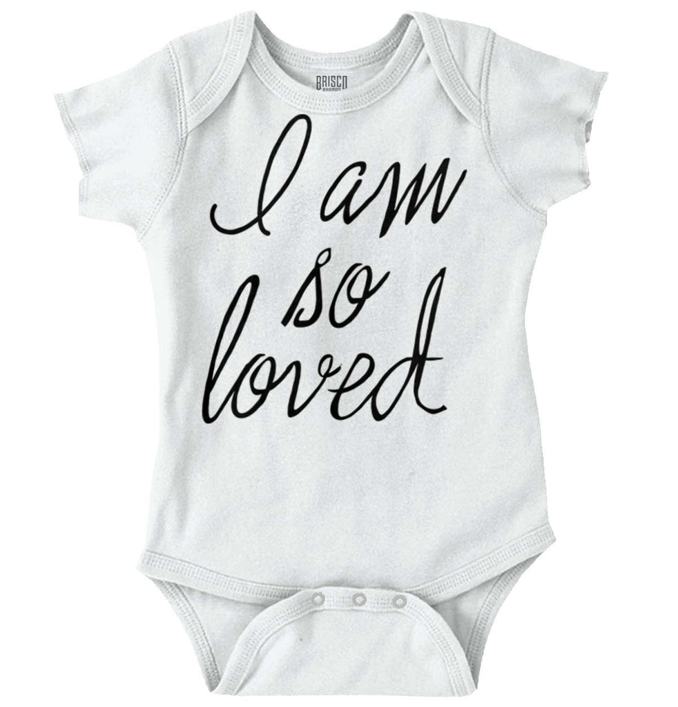 So Loved Romper Bodysuit-Direct To Garment Print-Brisco Baby
