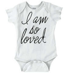 So Loved Romper Bodysuit-Direct To Garment Print-Brisco Baby