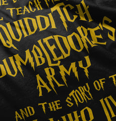 Quidditch Dumbledore Infant Baby Bib-Direct To Garment Print-Brisco Baby