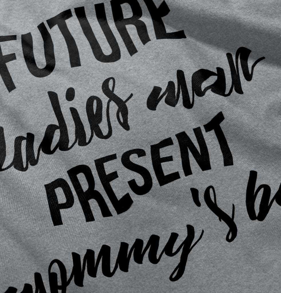 Future Ladies Man Romper Bodysuit-Direct To Garment Print-Brisco Baby