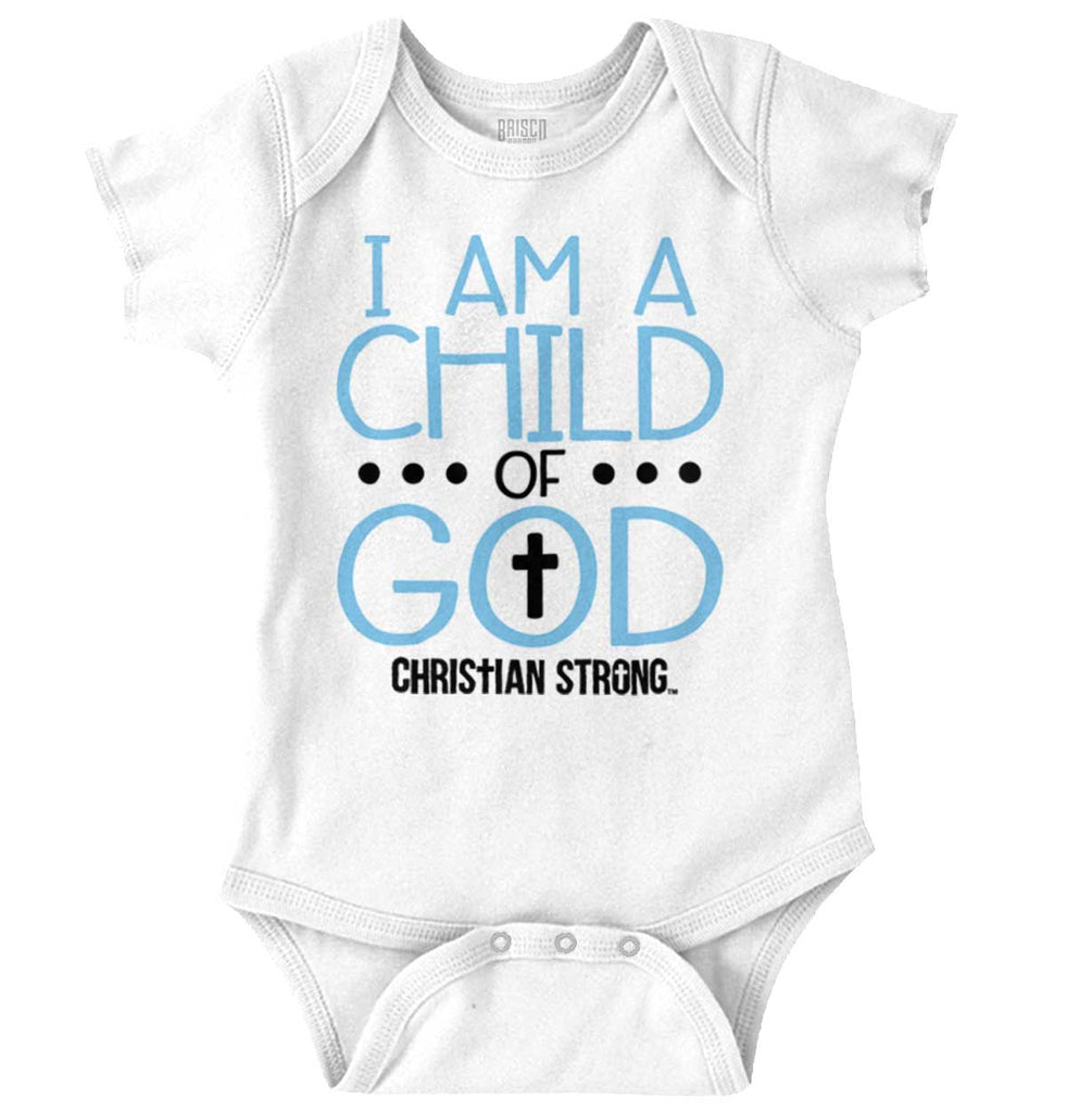 Cross Of God Romper Bodysuit-Direct To Garment Print-Brisco Baby