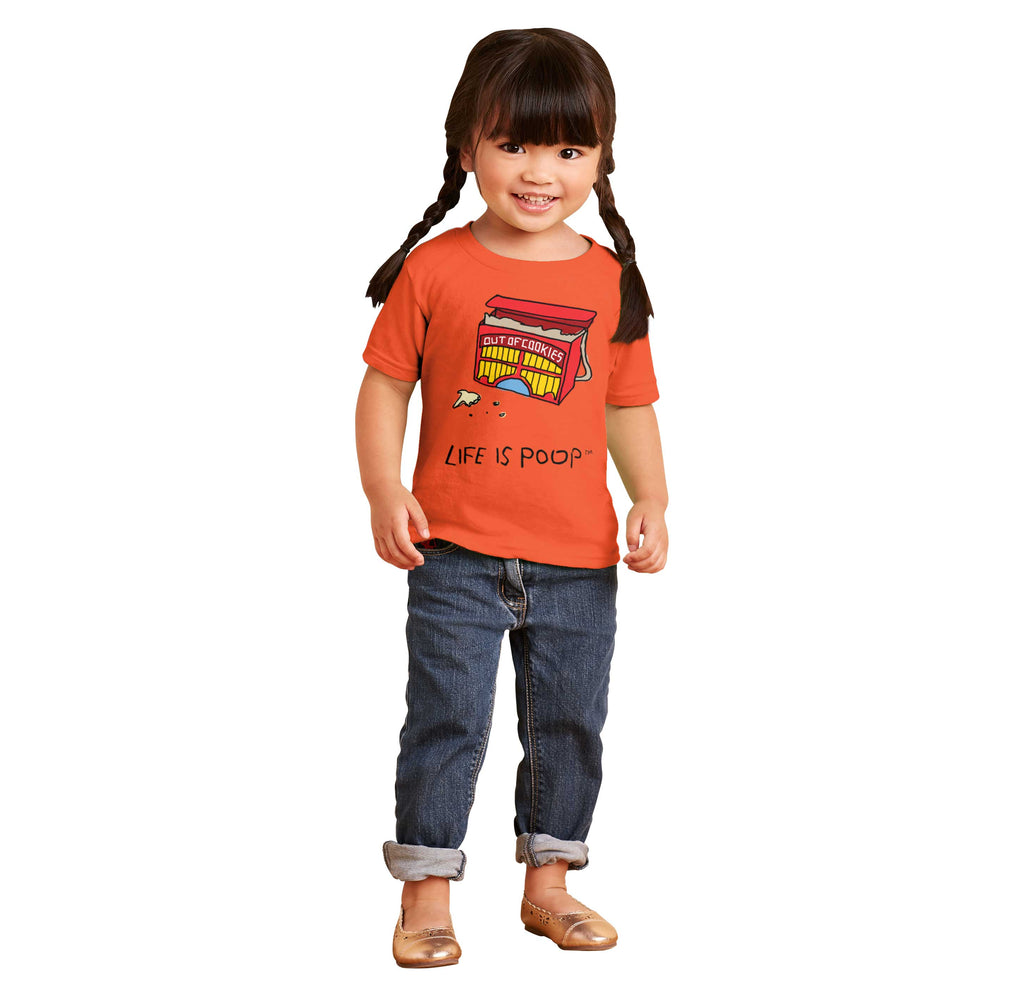 Out of Cookies Infant Toddler T Shirt-Direct To Garment Print-Brisco Baby