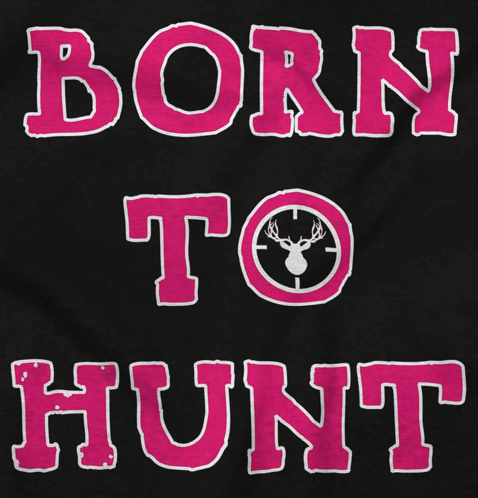 Cute Born To Hunt Deer Romper Bodysuit-Direct To Garment Print-Brisco Baby