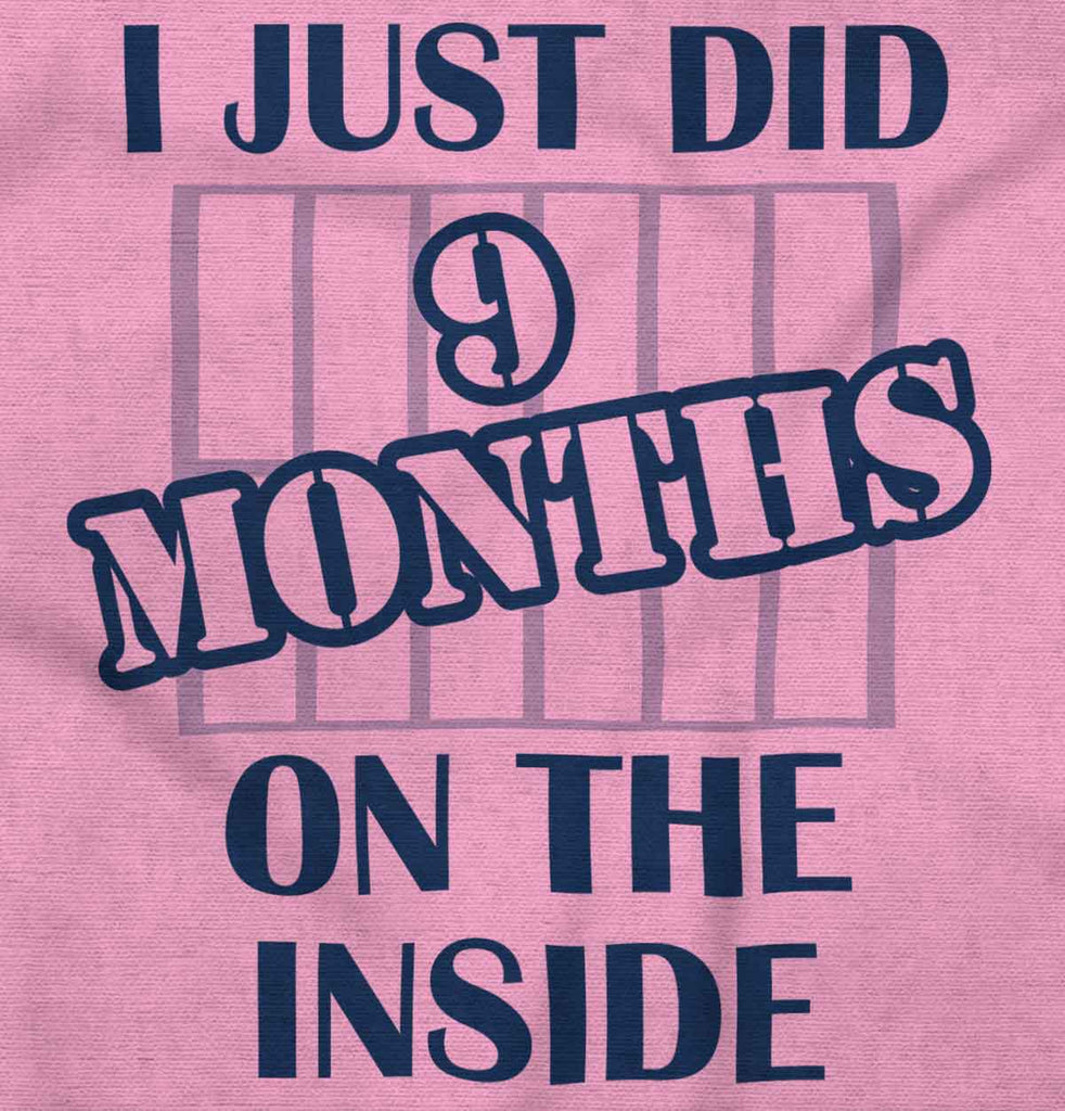 9 Months On The Inside Romper Bodysuit-Direct To Garment Print-Brisco Baby