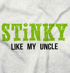 Stinky Like My Uncle Romper Bodysuit-Direct To Garment Print-Brisco Baby