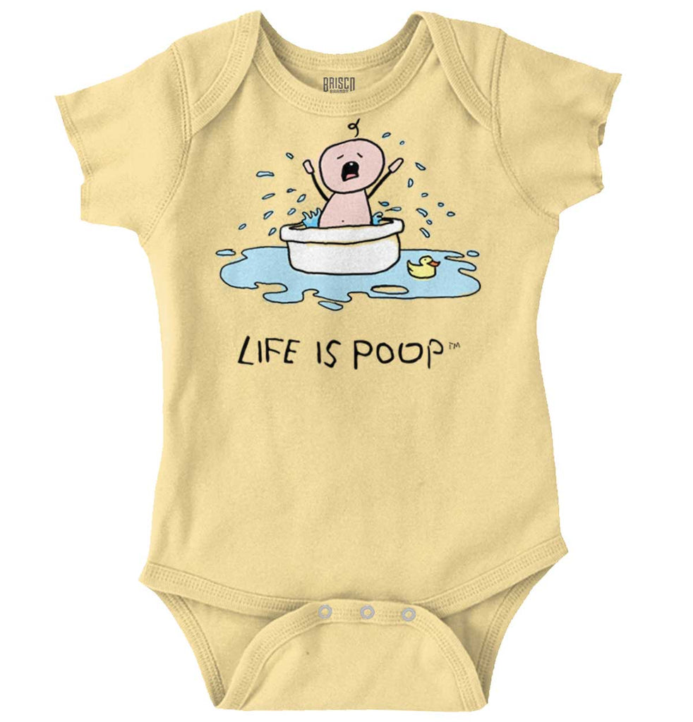 Crying Bath Romper Bodysuit-Direct To Garment Print-Brisco Baby
