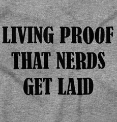 Nerds Get Laid Romper Bodysuit-Direct To Garment Print-Brisco Baby