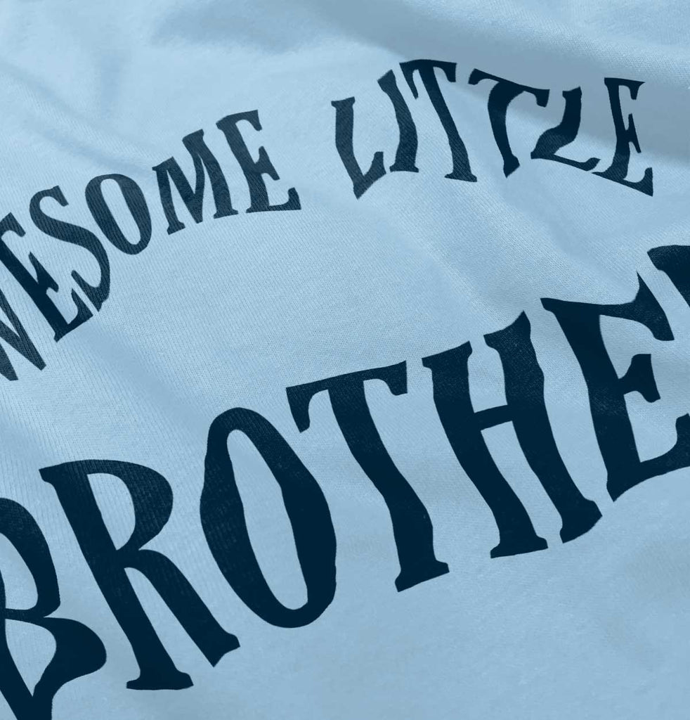 Awesome Little Brother Romper Bodysuit-Direct To Garment Print-Brisco Baby