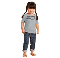 Diaper Loading Infant Toddler T Shirt-Direct To Garment Print-Brisco Baby