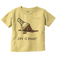 Dropped Cone Infant Toddler T Shirt-Direct To Garment Print-Brisco Baby
