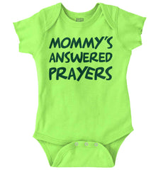 Mommy's Answered Prayer Romper Bodysuit-Direct To Garment Print-Brisco Baby