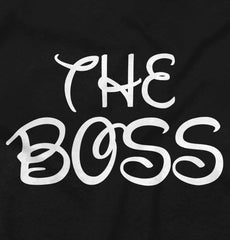 The Boss Romper Bodysuit-Direct To Garment Print-Brisco Baby