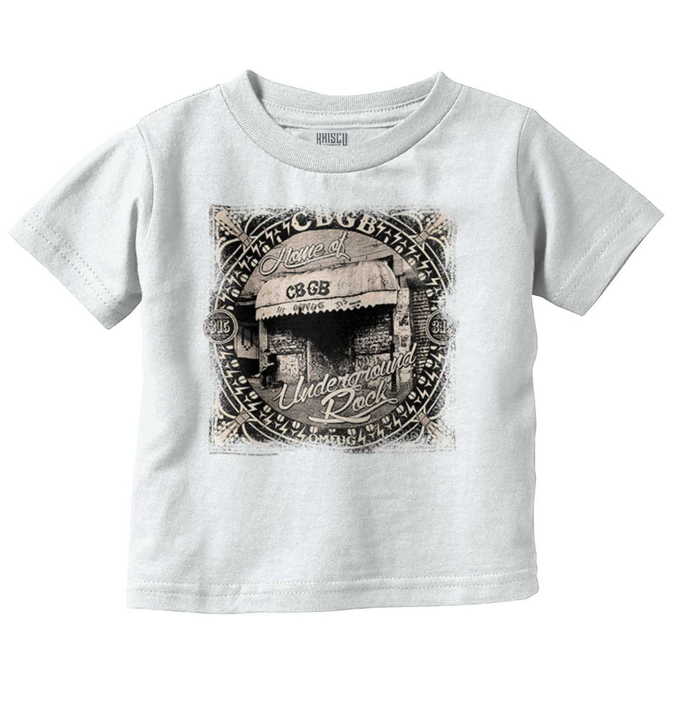 CBGB Photo Infant Toddler T Shirt-Direct To Garment Print-Brisco Baby