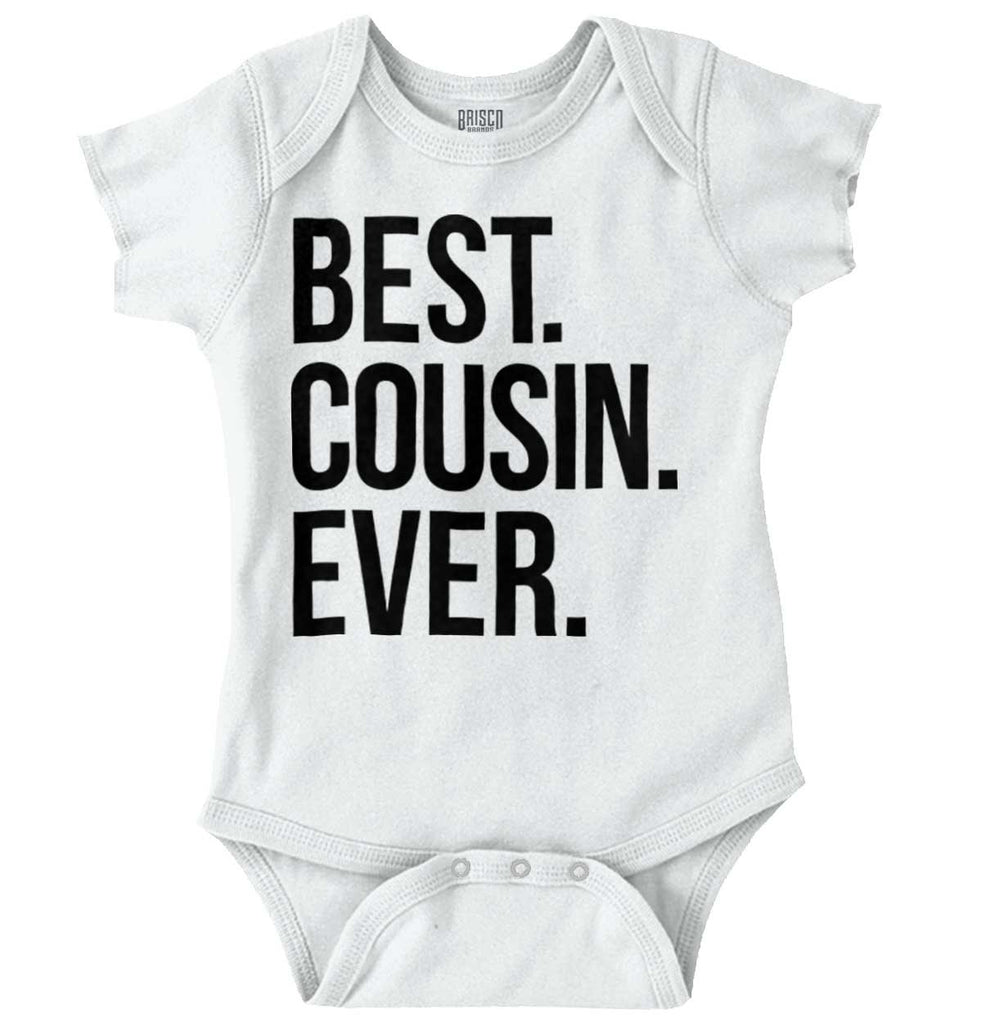 Best Cousin Ever Romper Bodysuit-Direct To Garment Print-Brisco Baby