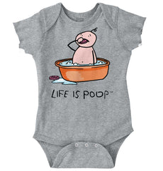 Eating Soap Romper-Direct To Garment Print-Brisco Baby