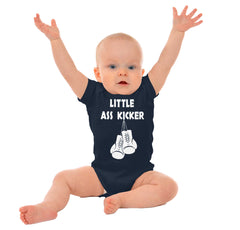 Little Ass Kicker Romper Bodysuit-Direct To Garment Print-Brisco Baby