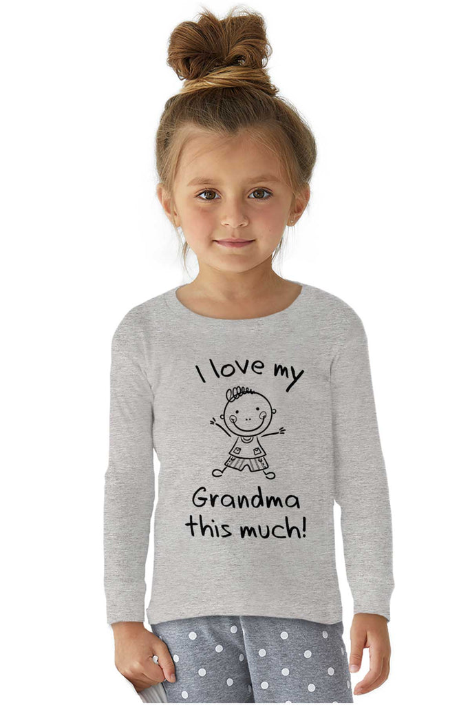 Love My Grandma Solid Baby Pajama Top-Direct To Garment Print-Brisco Baby