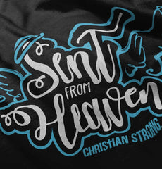 Sent From Heaven Infant Toddler T Shirt-Direct To Garment Print-Brisco Baby