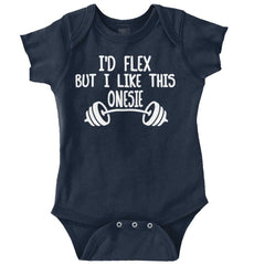 I'd Flex Romper Bodysuit-Direct To Garment Print-Brisco Baby