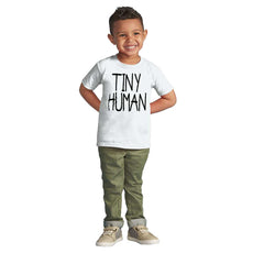 Tiny Human Infant Toddler T Shirt-Direct To Garment Print-Brisco Baby