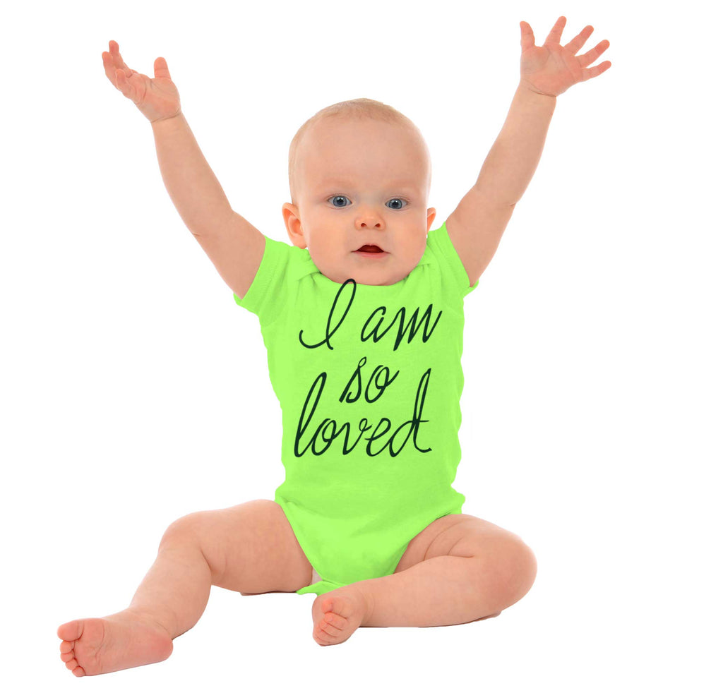 So Loved Romper Bodysuit-Direct To Garment Print-Brisco Baby