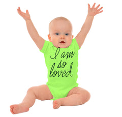 So Loved Romper Bodysuit-Direct To Garment Print-Brisco Baby