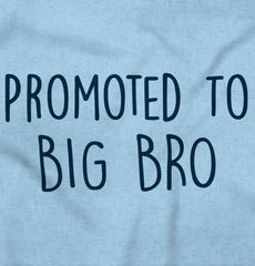 Promoted To Big Bro Infant Baby Bib-Direct To Garment Print-Brisco Baby
