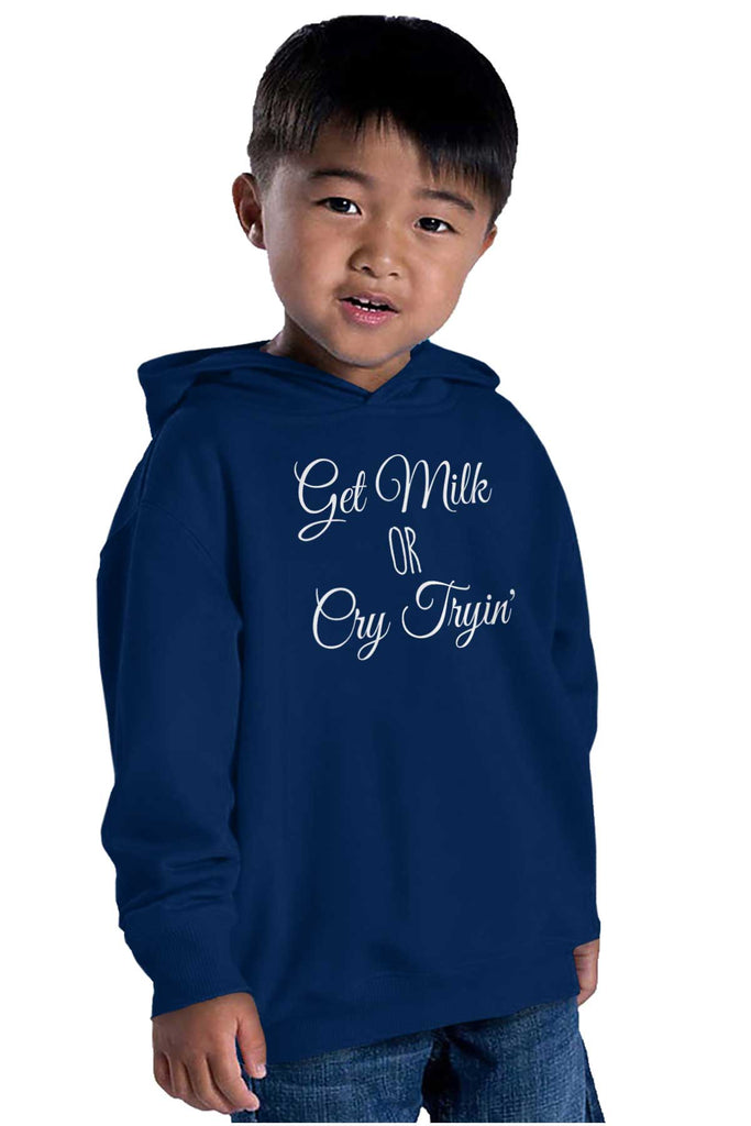 Get Milk Toddler Pullover Hoodie-Direct To Garment Print-Brisco Baby