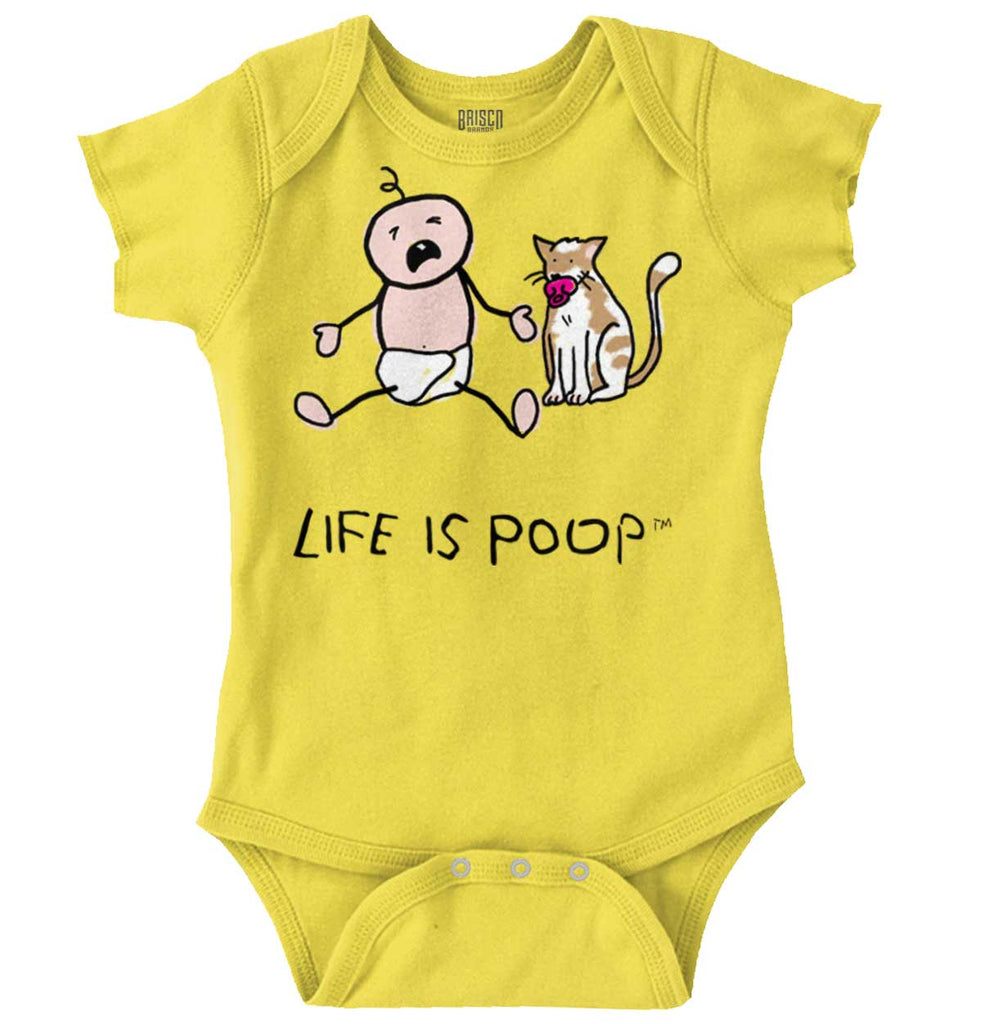 Cat Pacifier Romper Bodysuit-Direct To Garment Print-Brisco Baby