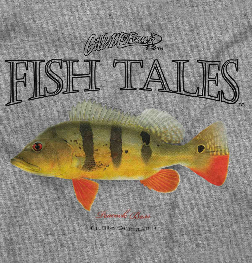 Peacock Bass Infant Toddler T Shirt-Direct To Garment Print-Brisco Baby