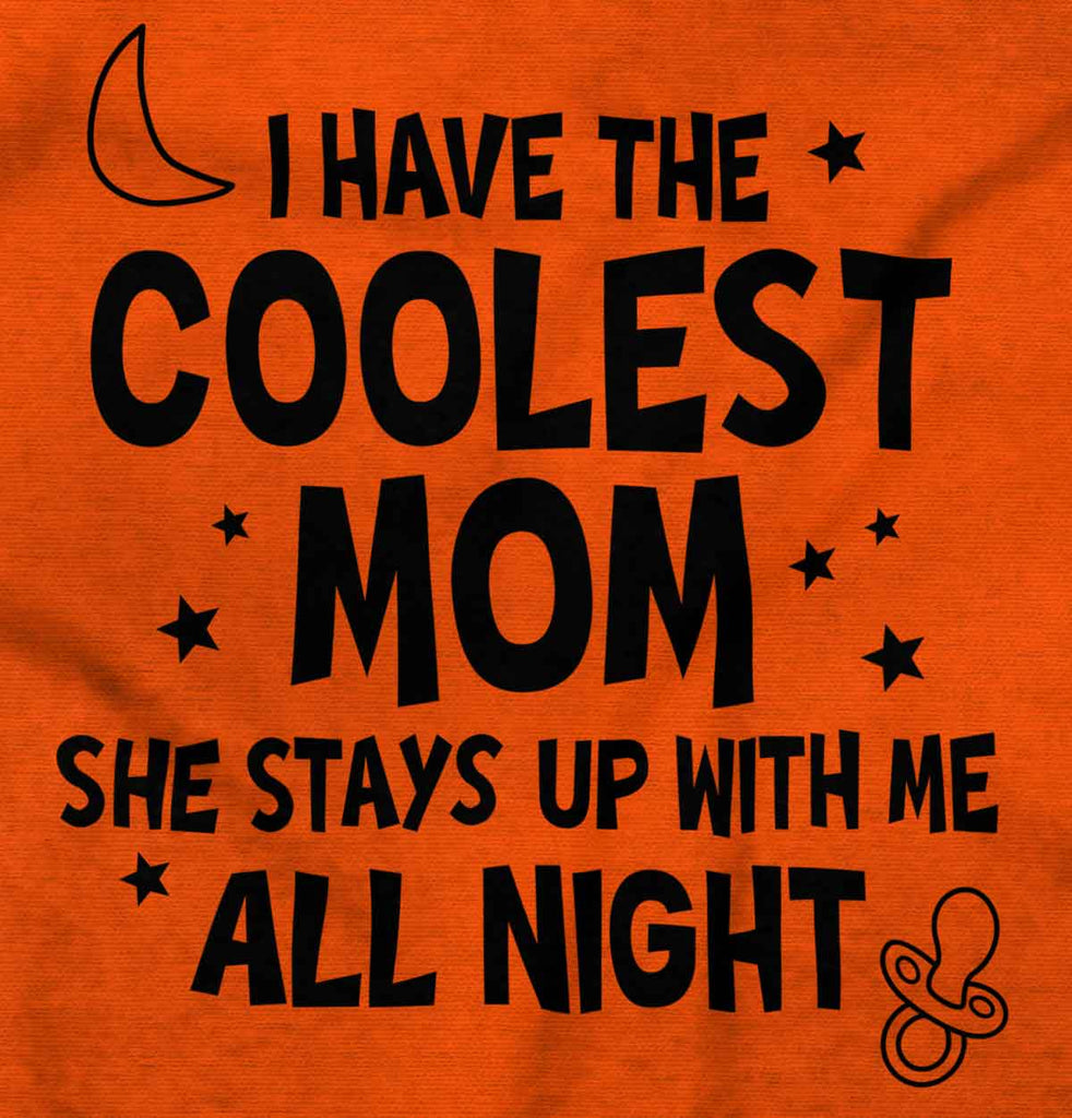 Coolest Mom Romper Bodysuit-Direct To Garment Print-Brisco Baby