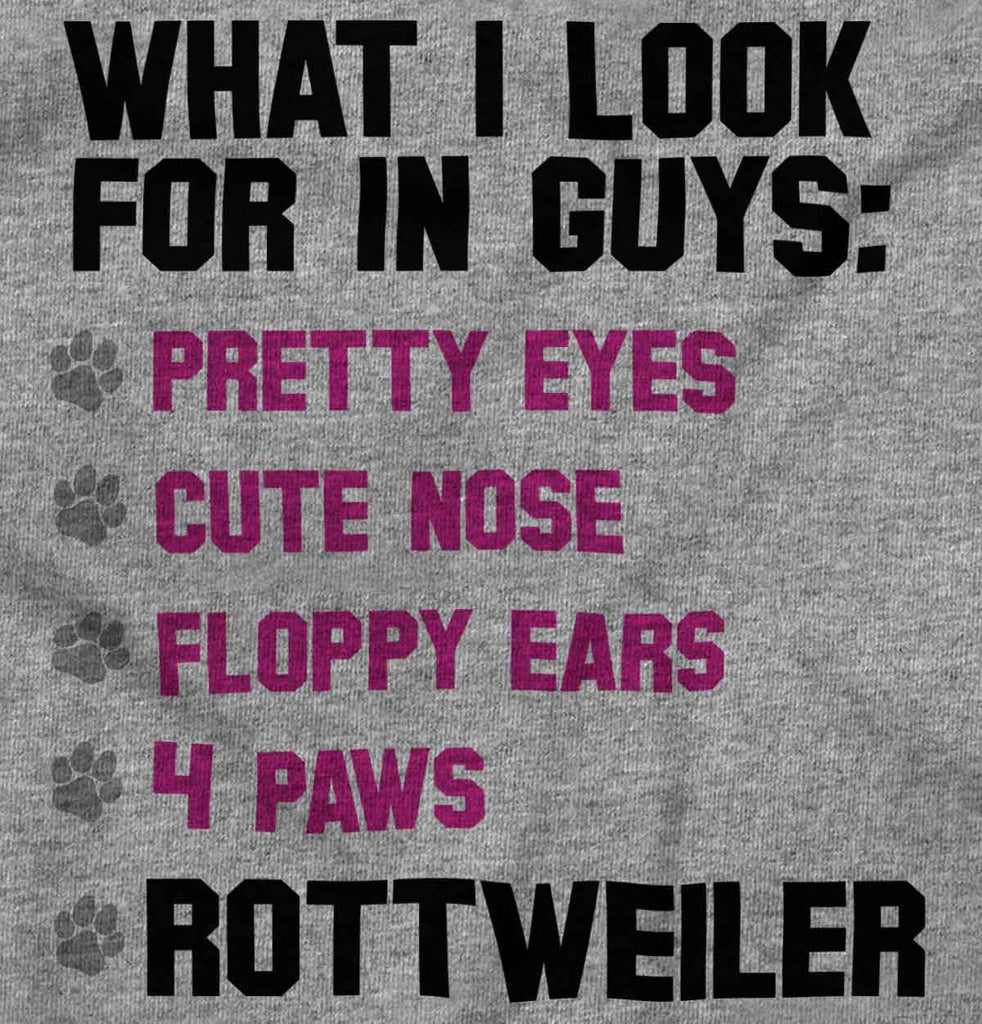 Rottweiler Checklist Romper Bodysuit-Direct To Garment Print-Brisco Baby