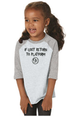 Return Platofrm 9 3/4 Toddler Baseball-Direct To Garment Print-Brisco Baby