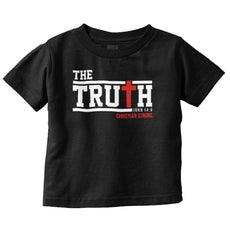 Cross Truth Infant Toddler T Shirt-Direct To Garment Print-Brisco Baby