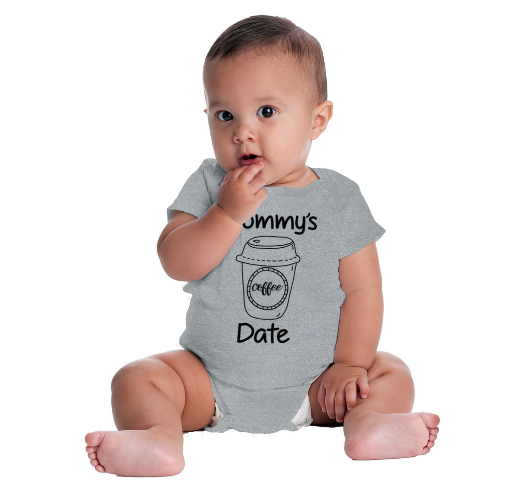 Mommy's Date Romper Bodysuit-Direct To Garment Print-Brisco Baby