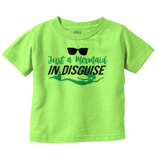 Mermaid In Disguise Infant Toddler T Shirt-Direct To Garment Print-Brisco Baby