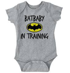 Batbaby Romper Bodysuit-Direct To Garment Print-Brisco Baby
