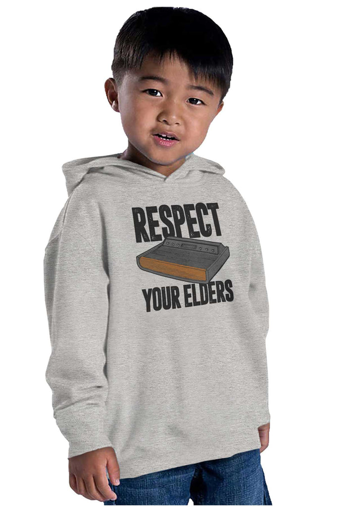 Respect Your Elders Dungeons Toddler Pullover Hoodie-Direct To Garment Print-Brisco Baby