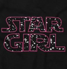 Star Girl Infant Toddler T Shirt-Direct To Garment Print-Brisco Baby